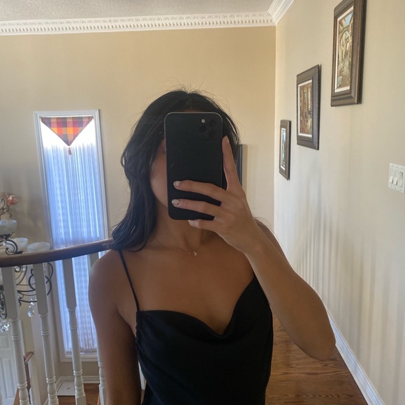 Zara midi silk dress - Picture 2 of 4